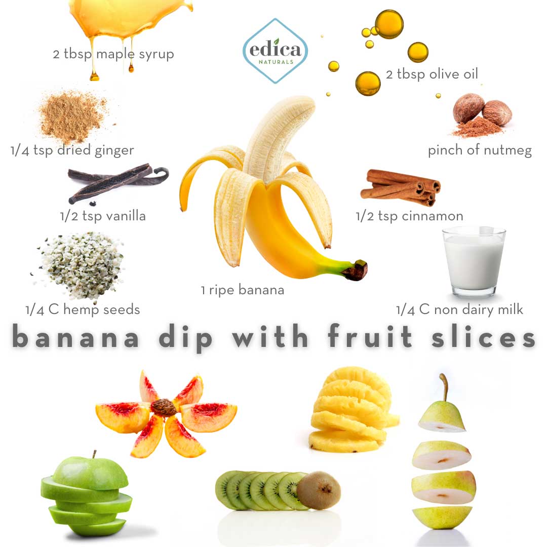 Vegan Hemp Banana Dip