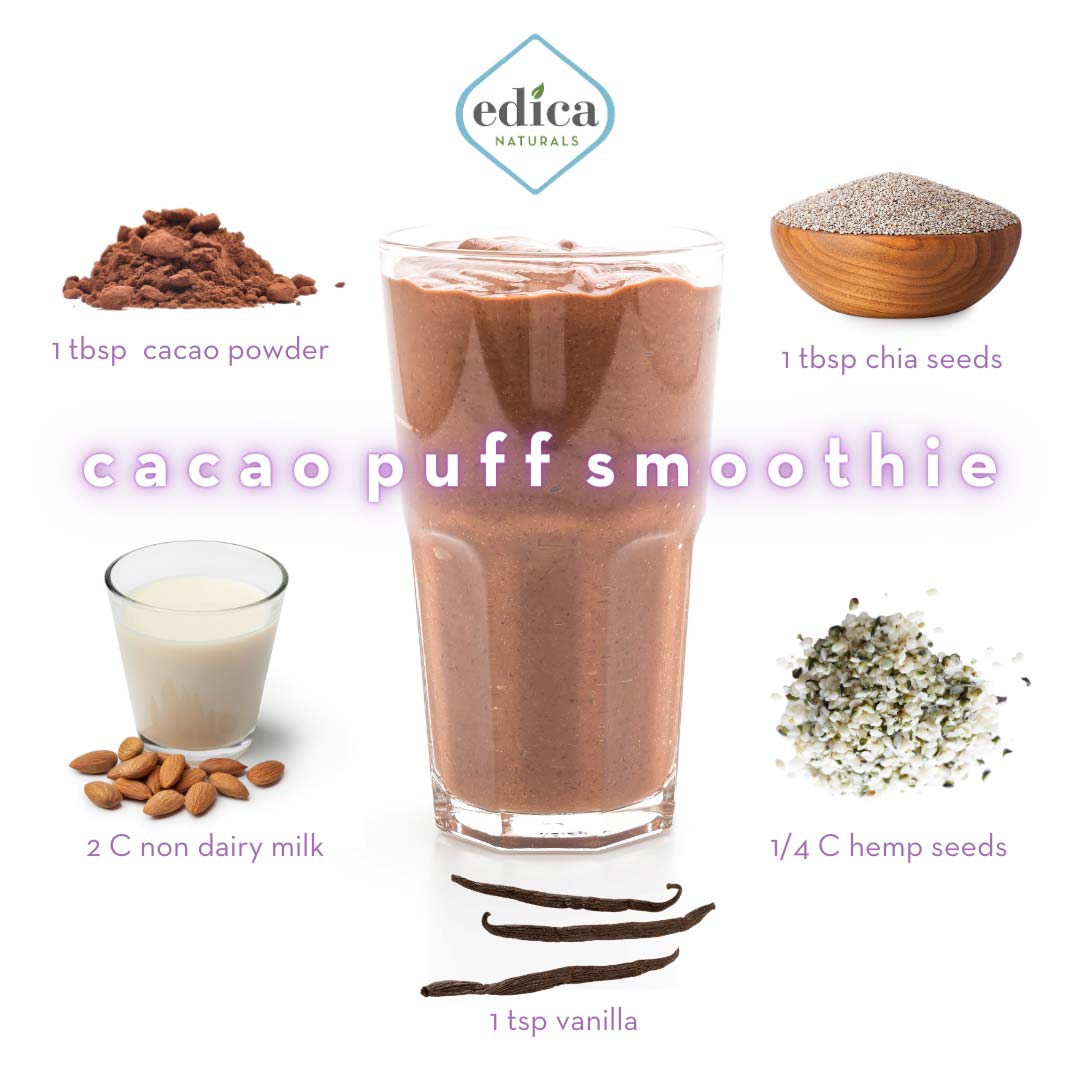 Cacao Puff Smoothie Edica